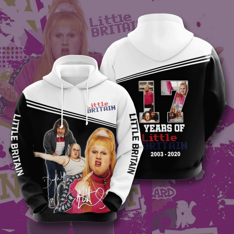 Little Britain No998 Custom Hoodie 3D All Over Print