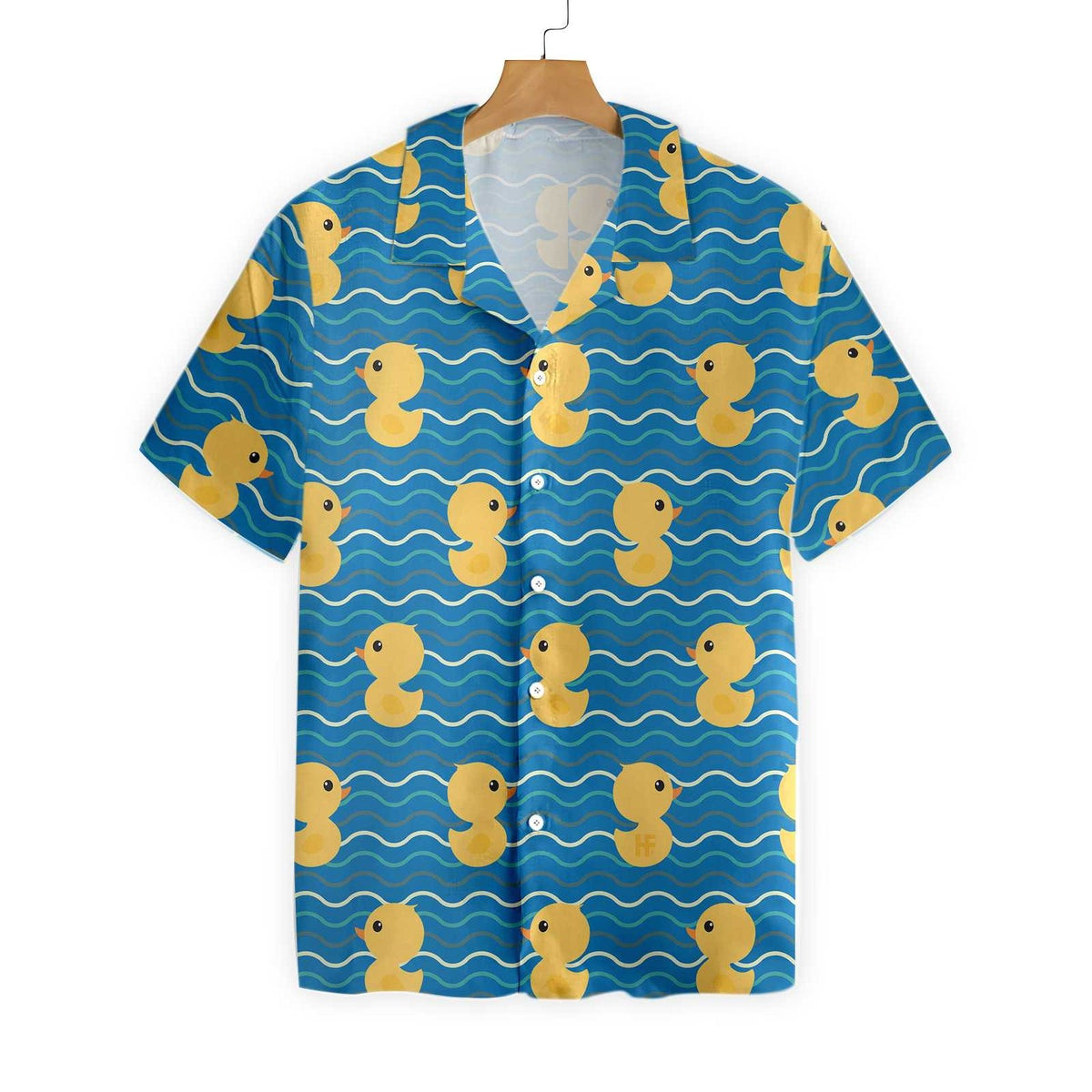 Little Ducks On The Water Hawaiian Shirt