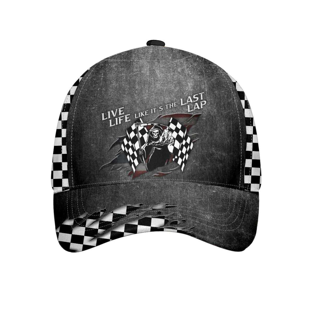 Live Life Like Its The Last Lap Cap