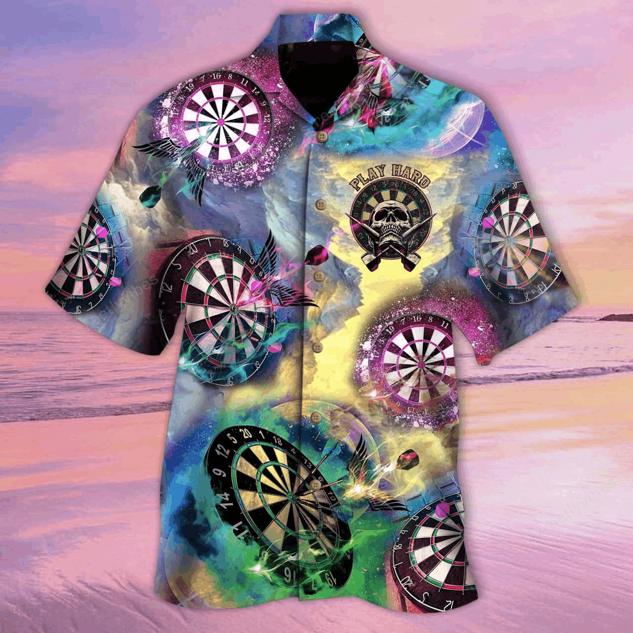 Living In Darts World Hawaiian Shirt Hawaiian Shirt For Men