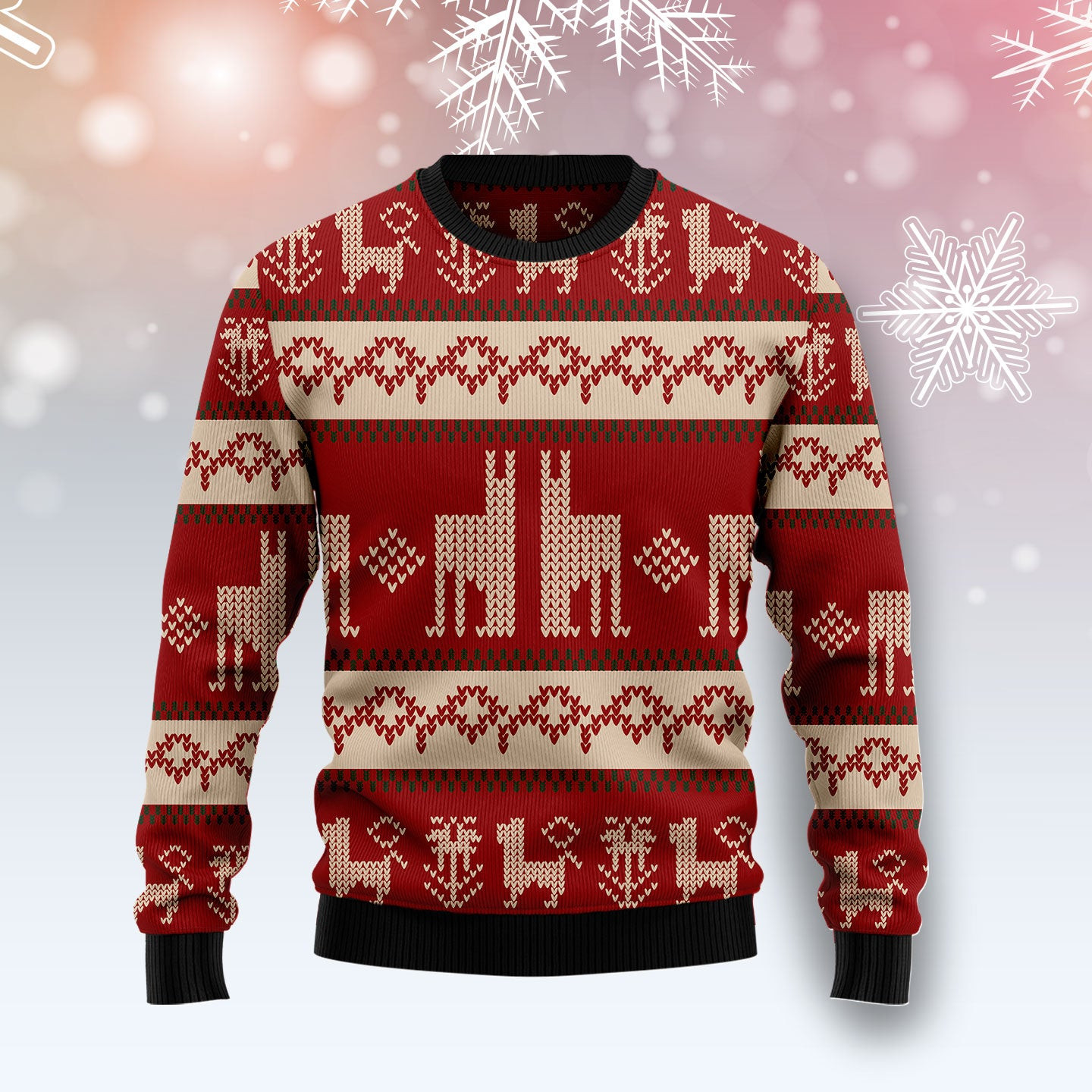 Llama Christmas Ugly Christmas Sweater