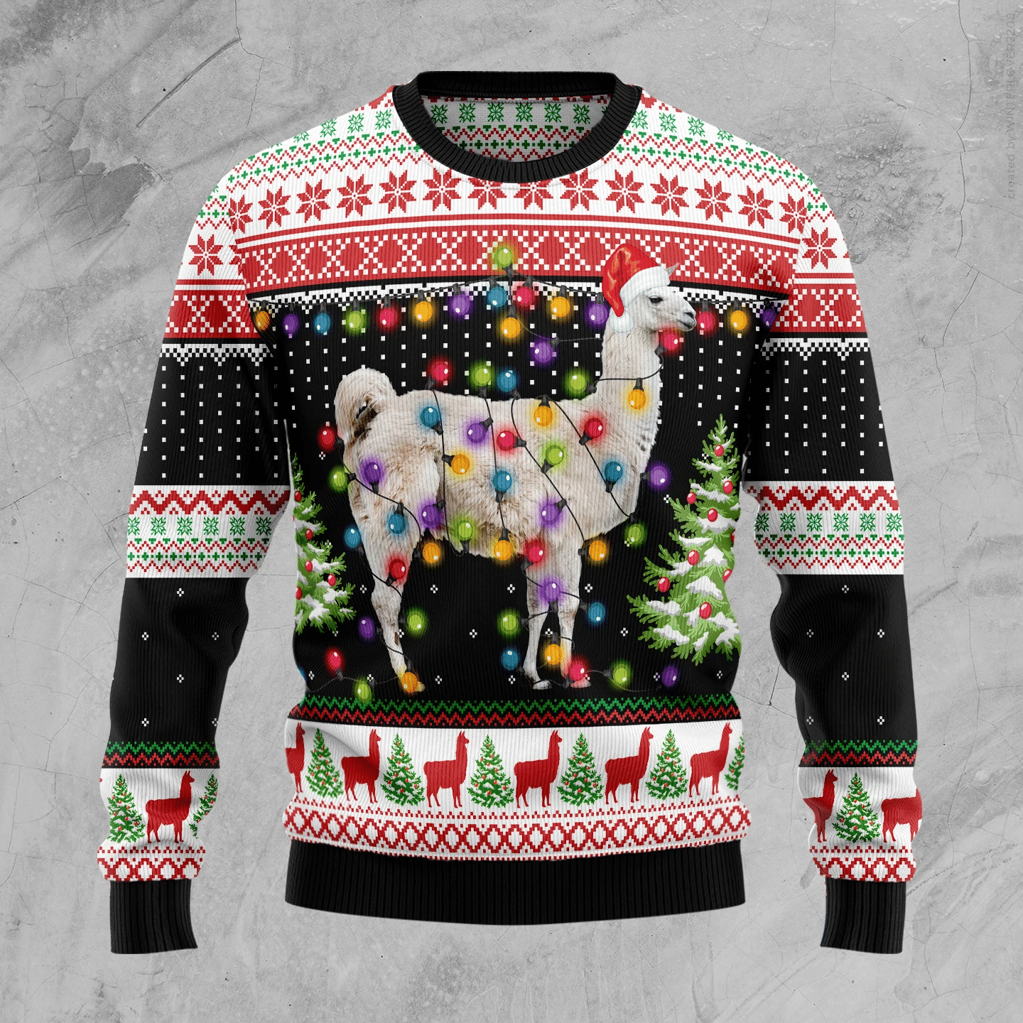 Llama Ugly Christmas Sweater Ugly Sweater For Men Women