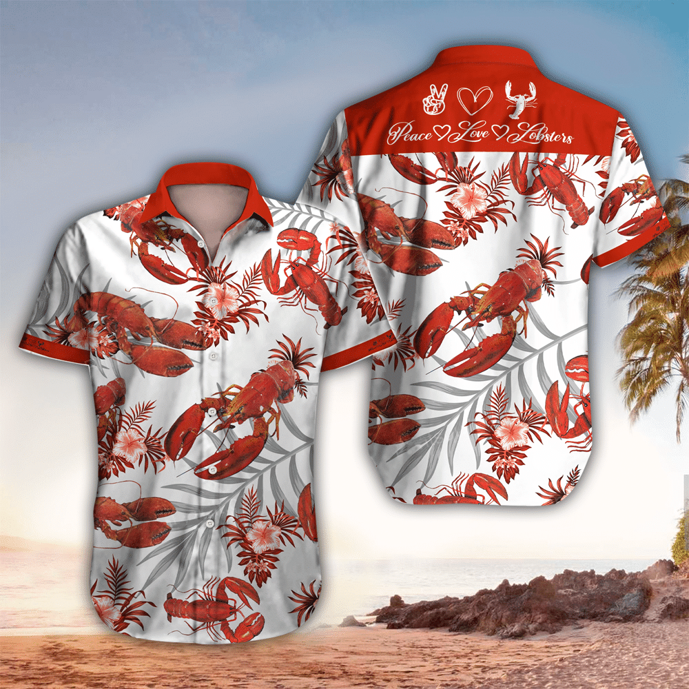 Lobster Hawaiian Shirt Lobster Lover Gifts Shirt For Men and Women