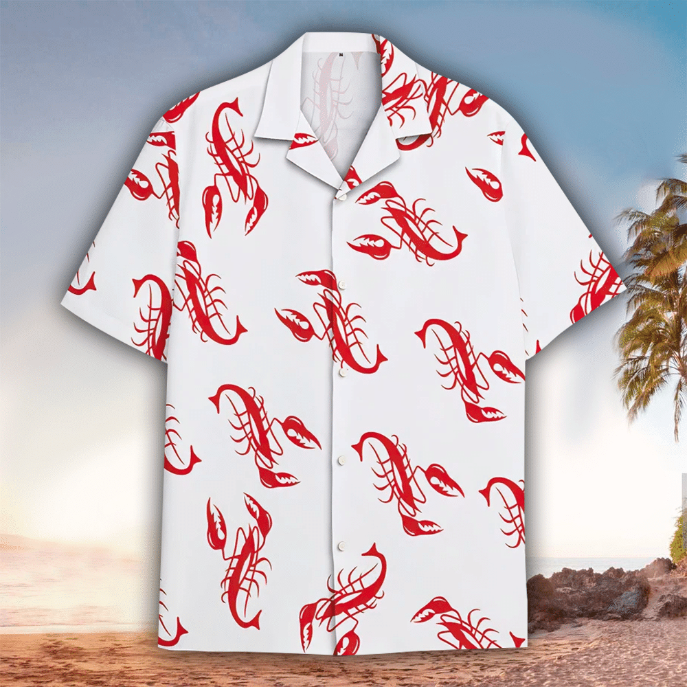 Lobster Shirt Lobster Hawaiian Shirt For Lobster Lovers Shirt For Men and Women