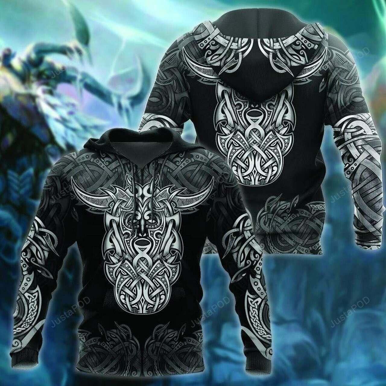 Loki Vikings 3d All Print Hoodie