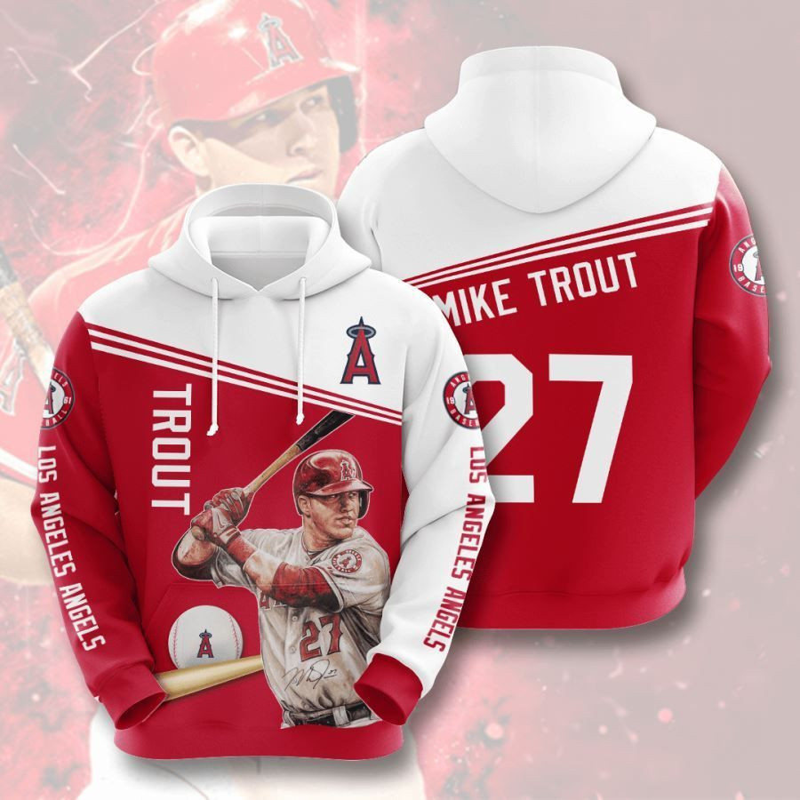 Los Angeles Angels No1005 Custom Hoodie 3D All Over Print