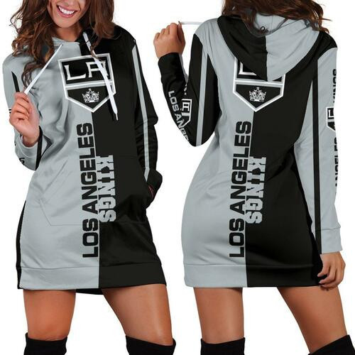 Los Angeles Kings Hoodie Dress Sweater Dress Sweatshirt Dress 3d All Over Print For Women Hoodie