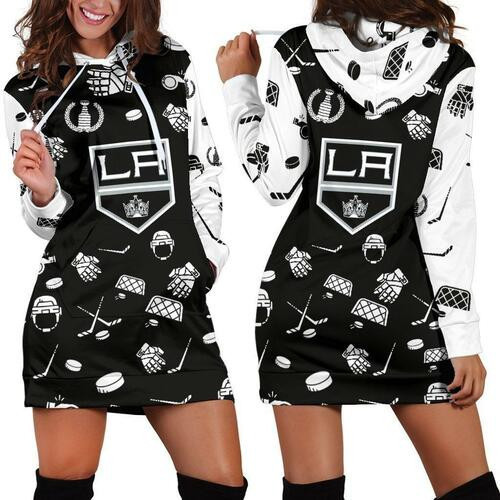 Los Angeles Kings Hoodie Dress Sweater Dress Sweatshirt Dress 3d All Over Print For Women Hoodie