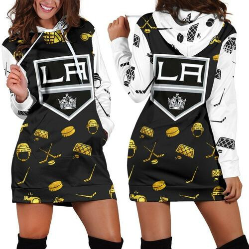 Los Angeles Kings Hoodie Dress Sweater Dress Sweatshirt Dress 3d All Over Print For Women Hoodie