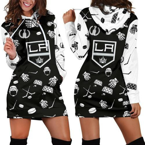 Los Angeles Kings Womens Hoodie Dress Sweater Dress Sweatshirt Dress 3d All Over Print For Women Hoodie