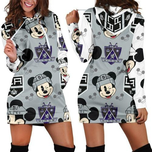 Los Angeles Kings Womens Hoodie Dress Sweater Dress Sweatshirt Dress 3d All Over Print For Women Hoodie