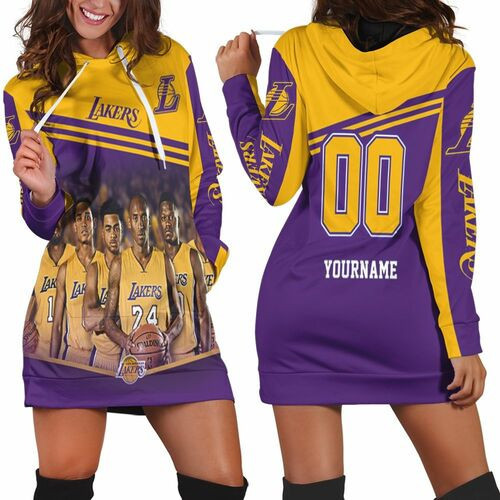 Los Angeles Lakers Nba Logo Western Conference_1 Hoodie Dress Sweater Dress Sweatshirt Dress