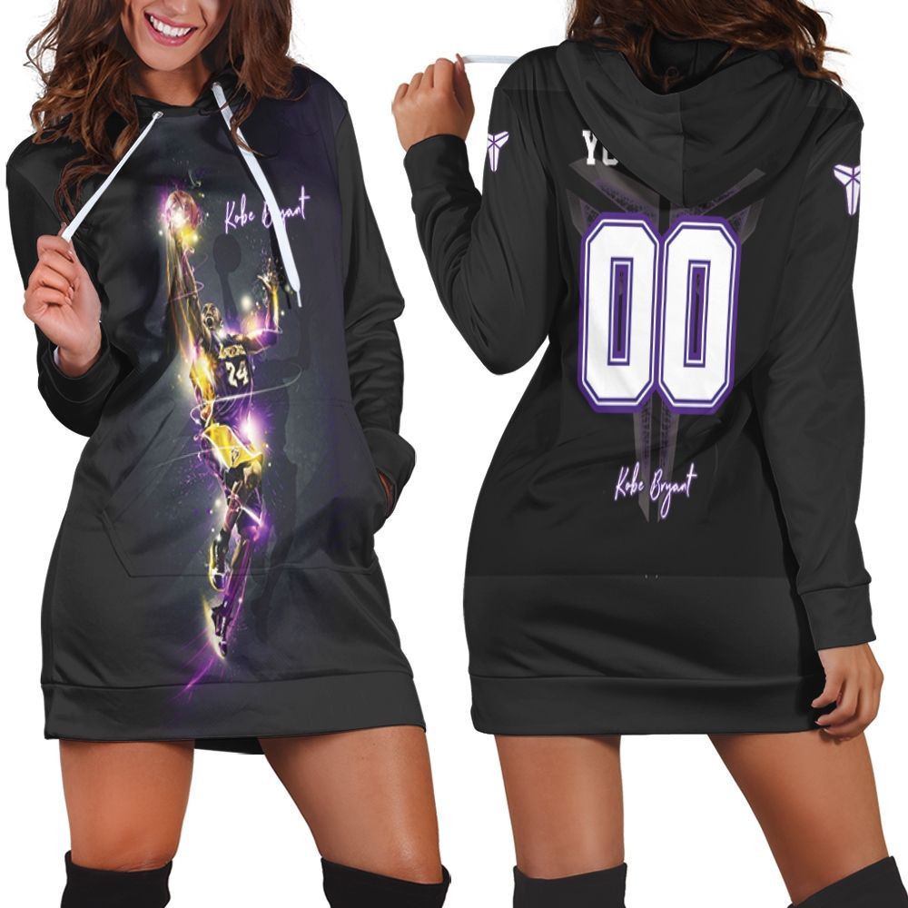 Los Angeles Lakers Western Conference Kobe Bryant Hoodie Dress Sweater Dress Sweatshirt Dress