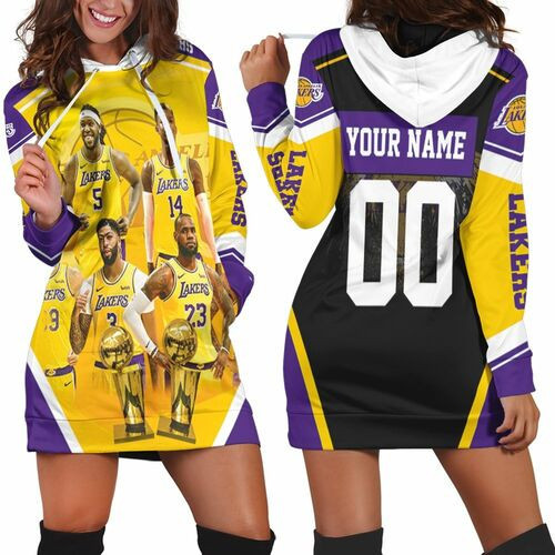 Los Angeles Lakers Western Conference Mashup Batman Personalized Hoodie Dress Sweater Dress Sweatshirt Dress