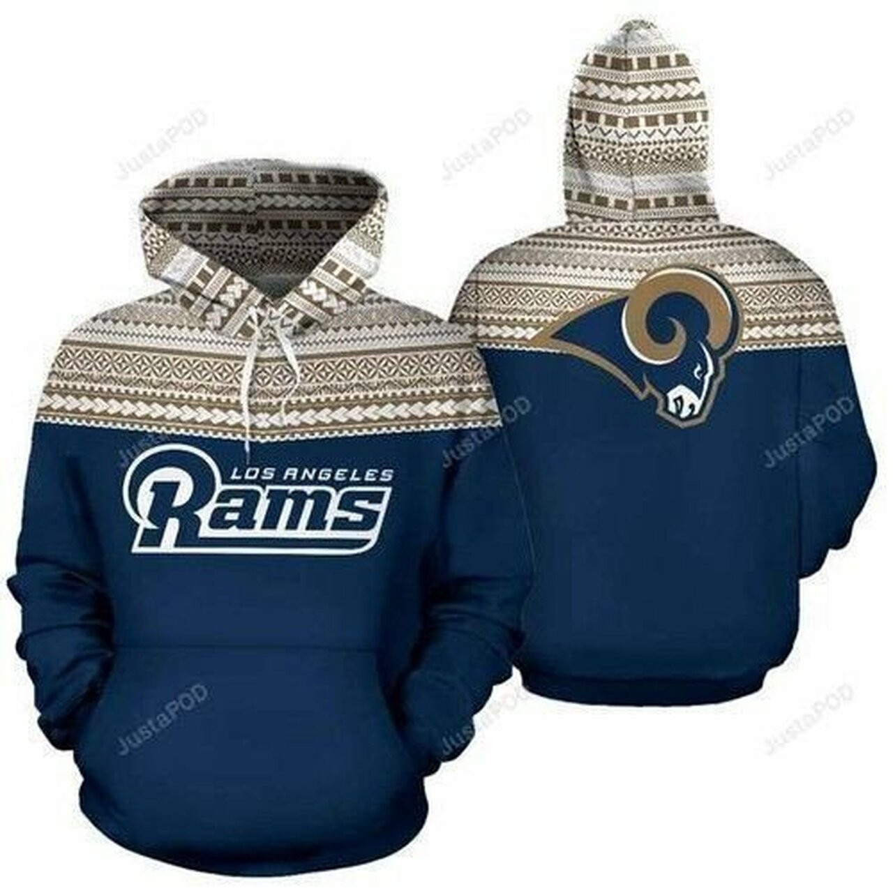 Los Angeles Rams 3d All Over Print Hoodie