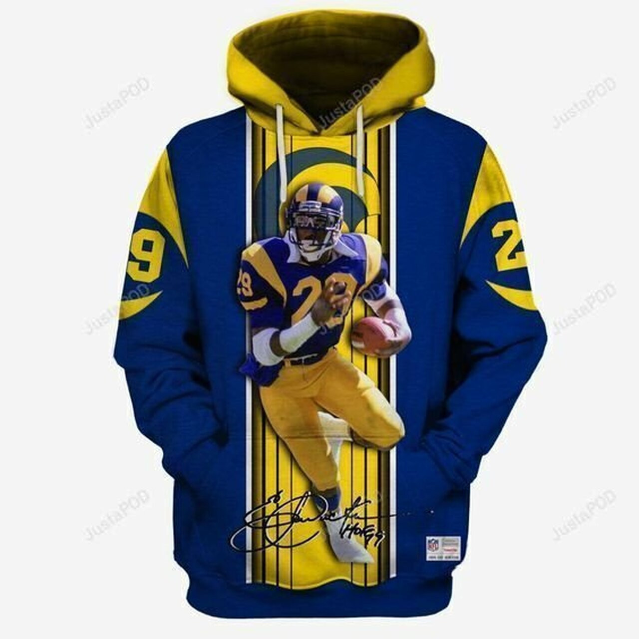 Los Angeles Rams 3d All Over Print Hoodie