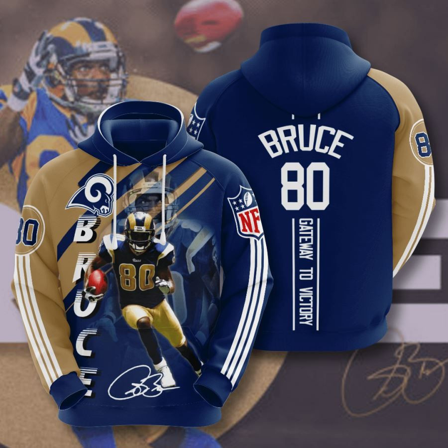 Los Angeles Rams Bruce Gateway To Victory 3D All Over Print Hoodie