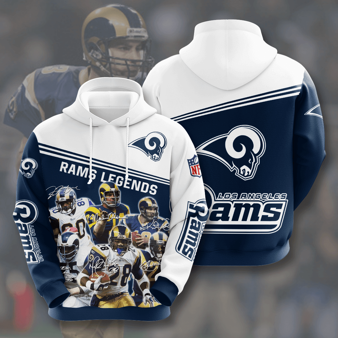 Los Angeles Rams No1071 Custom Hoodie 3D