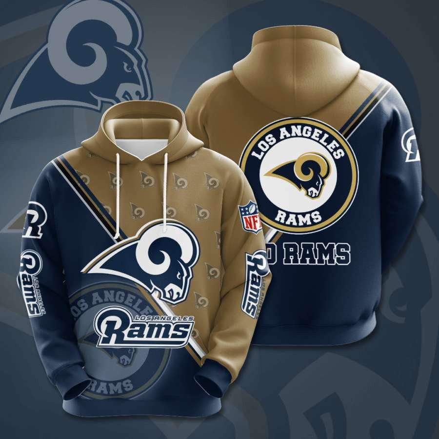 Los Angeles Rams No1077 Custom Hoodie 3D