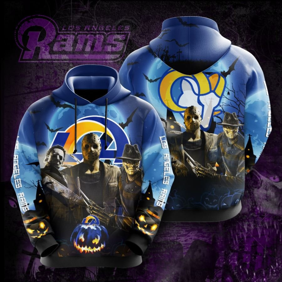 Los Angeles Rams No1082 Custom Hoodie 3D