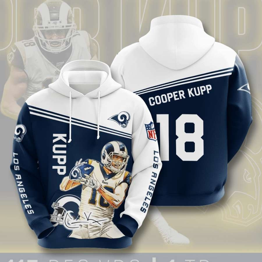 Los Angeles Rams No1088 Custom Hoodie 3D