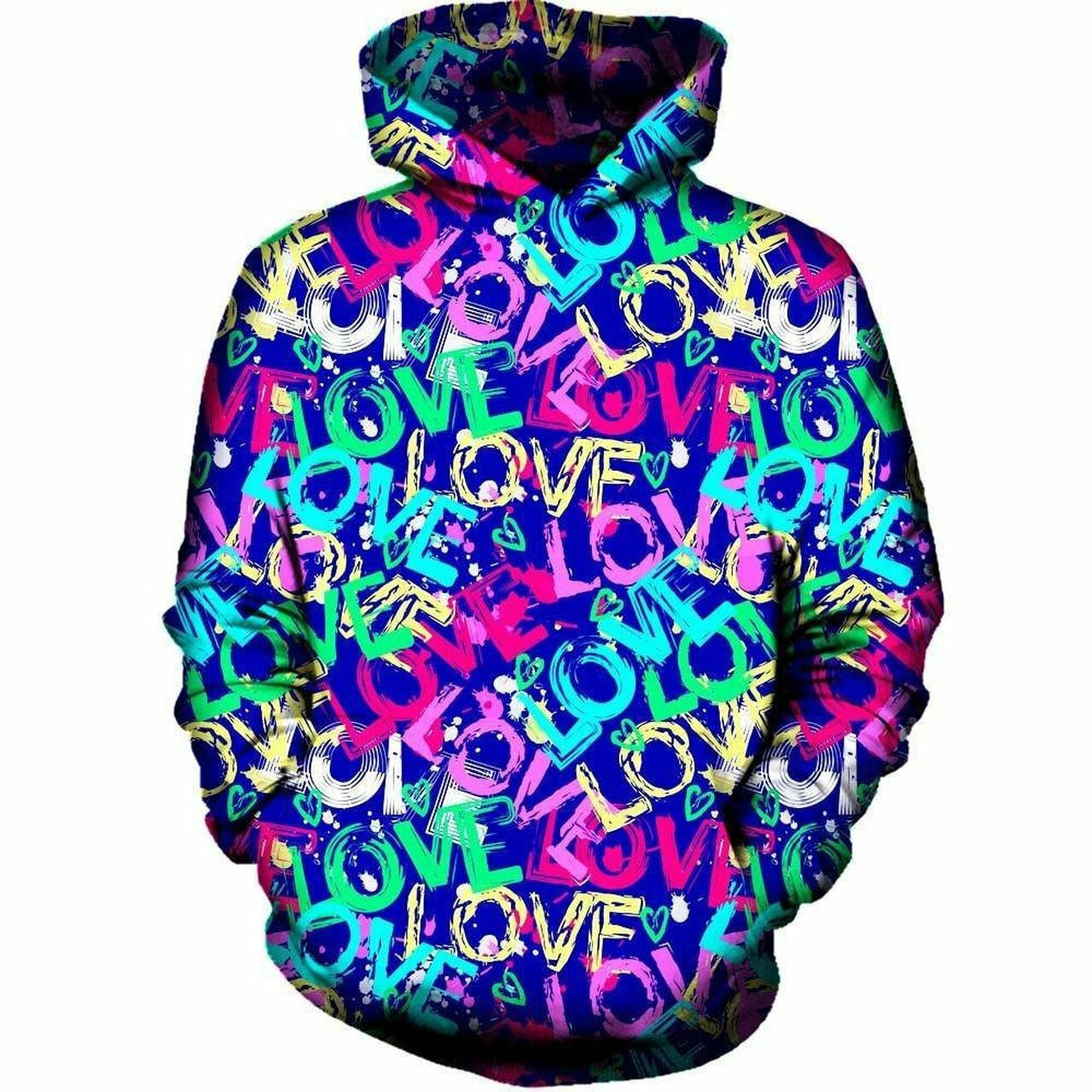 Love 3d All Over Print Hoodie