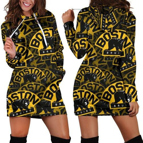 Love Hockey Hoodie Dress Sweater Dress Sweatshirt Dress 3d All Over Print For Women Hoodie