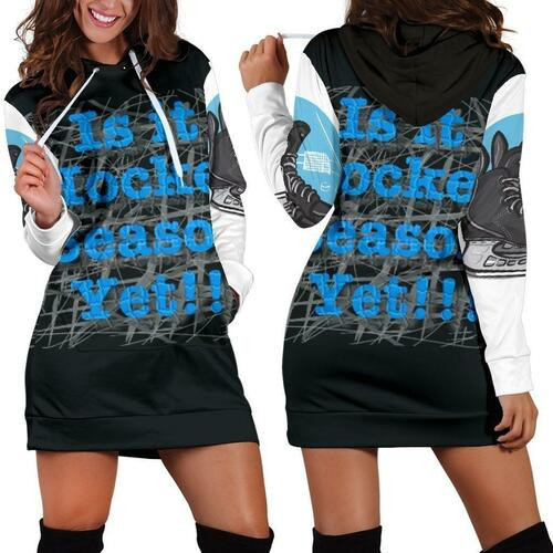 Love Hockey Womens Hoodie Dress Sweater Dress Sweatshirt Dress 3d All Over Print For Women Hoodie