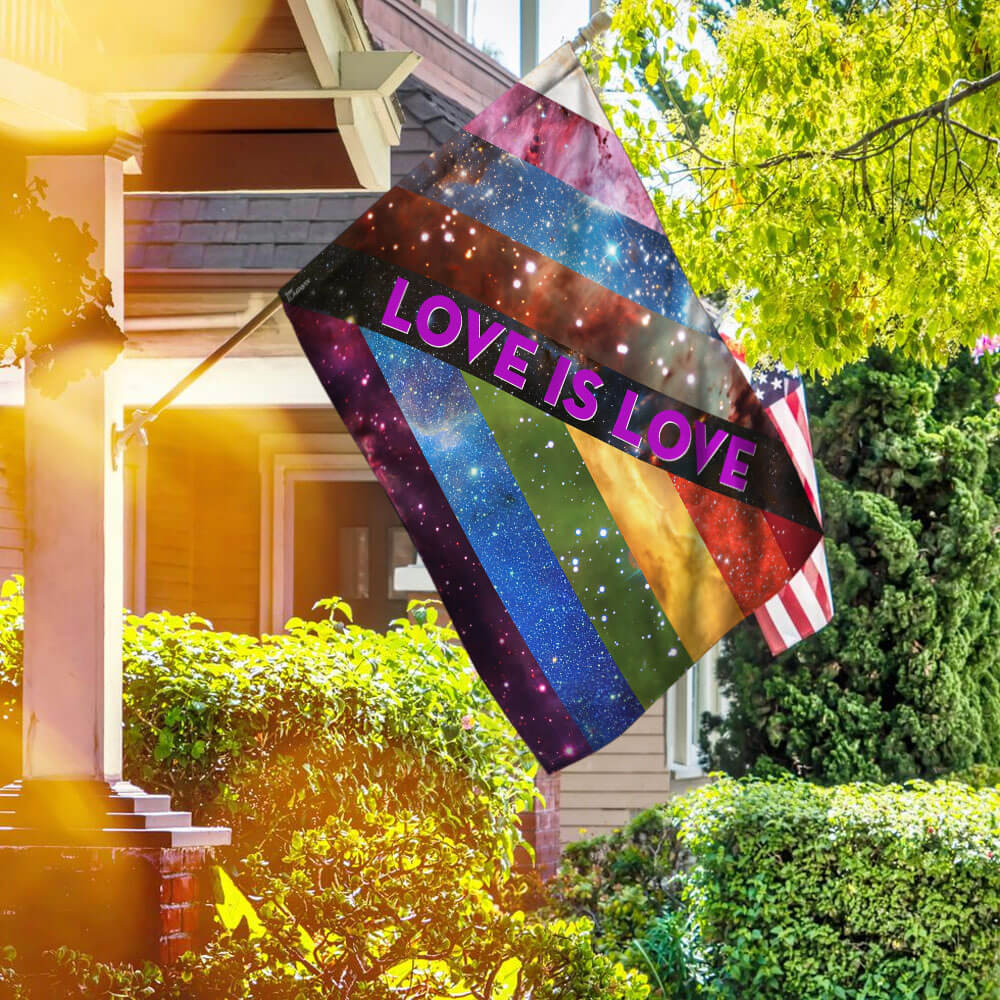 Love Is Love LGBT Flag Diversity Flag Pride Gay Pride Lesbian Flag