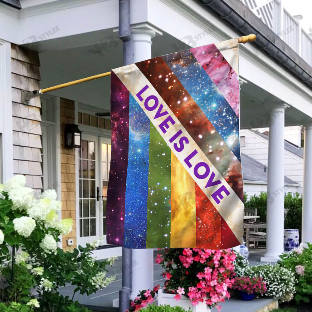 Love Is Love LGBT Flag Garden Flag House Flag