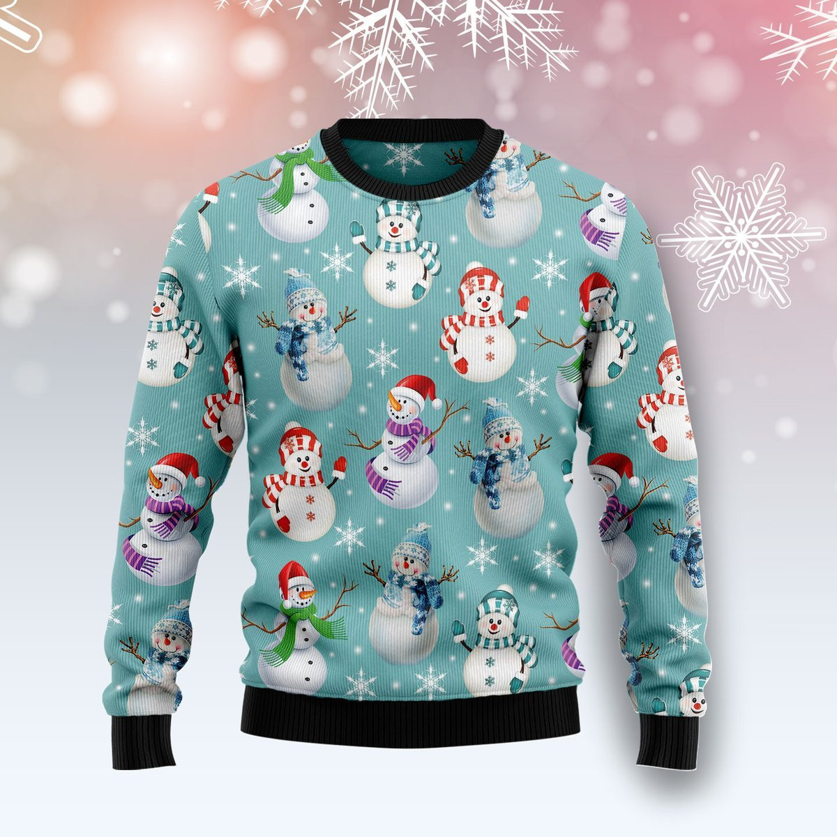 Love Snowman Ugly Christmas Sweater