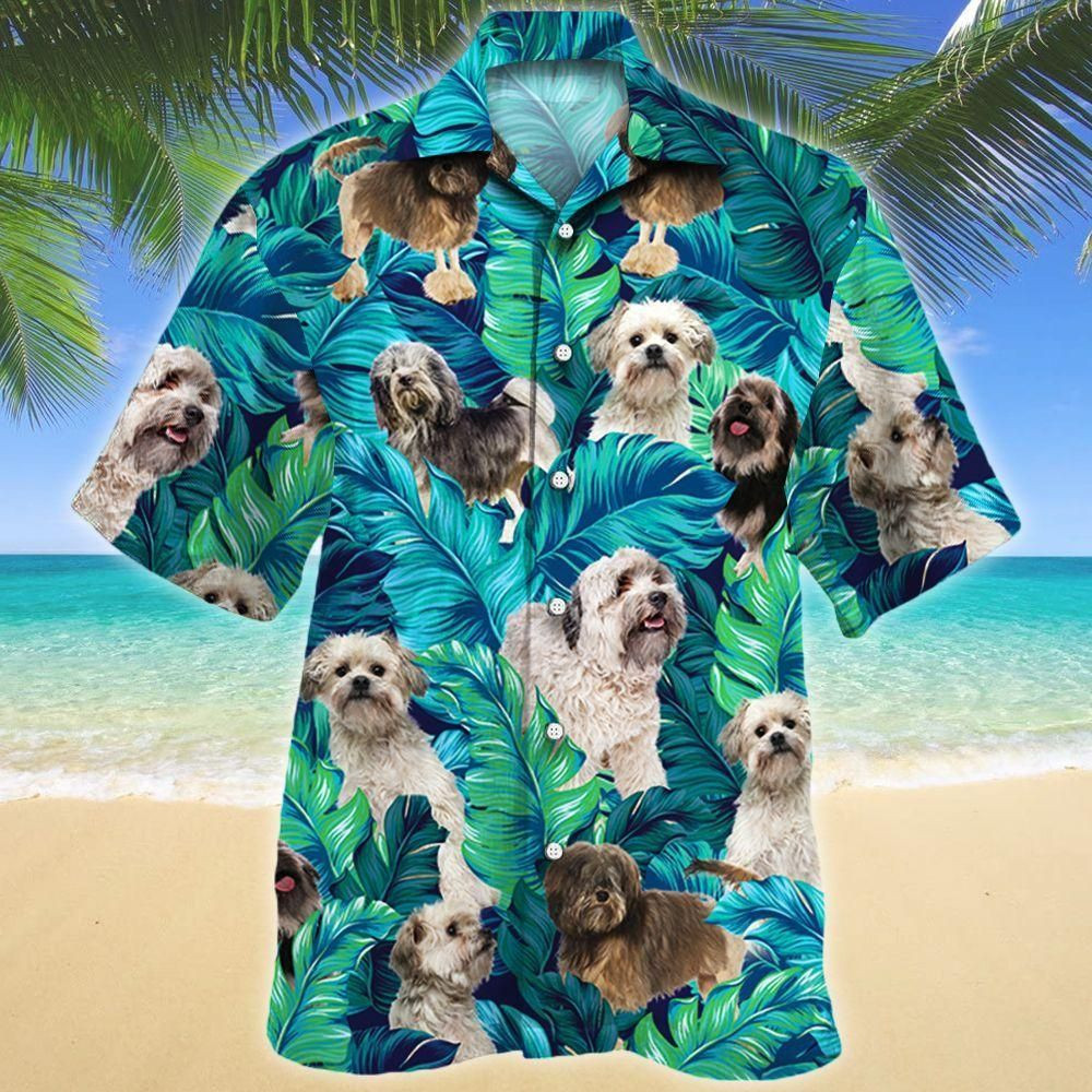 Lowchen Dog Lovers Aloha Hawaiian Shirt Colorful Short Sleeve Summer Beach Casual Shirt For Men And Women