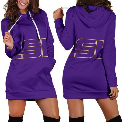 Lsu Tigers Hoodie Dress Sweater Dress Sweatshirt Dress 3d All Over Print For Women Hoodie