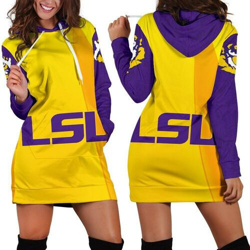 Lsu Tigers Hoodie Dress Sweater Dress Sweatshirt Dress 3d All Over Print For Women Hoodie