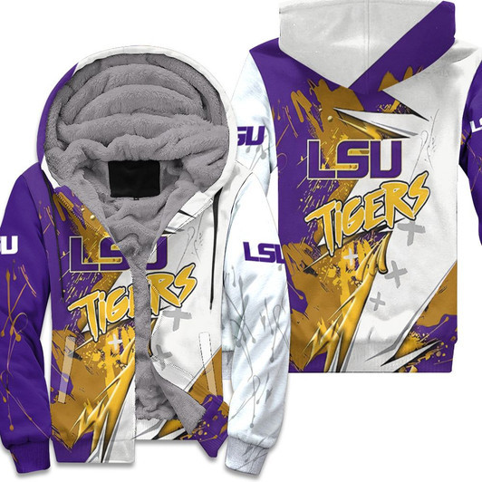 Lsu Tigers Ncaa For Lsu Fan 3D Fleece Hoodie