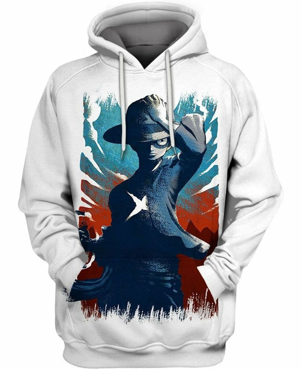Luffy Dangerous Pirate 3d All Over Print Hoodie
