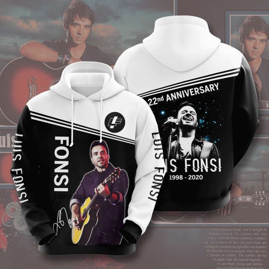 Luis Fonsi No1105 Custom Hoodie 3D All Over Print