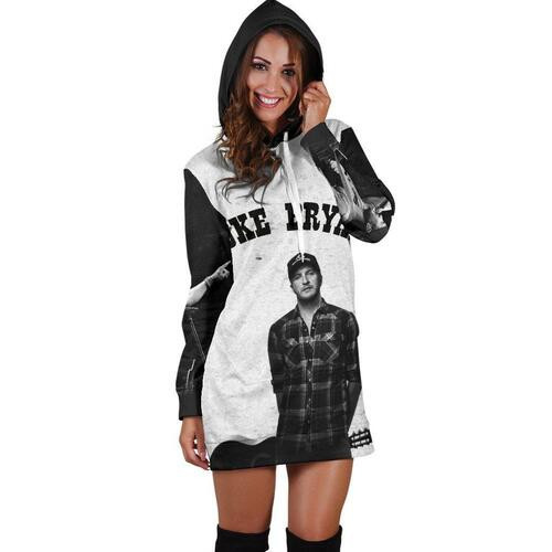 Luke Bryan Hoodie Dress Sweater Dress Sweatshirt Dress 3d All Over Print For Women Hoodie