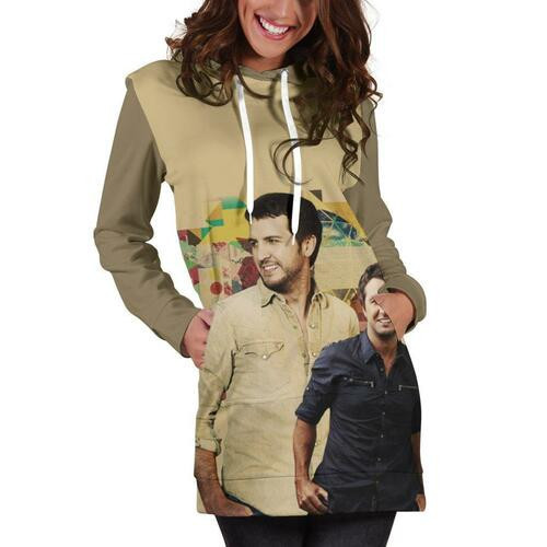 Luke Bryan Hoodie Dress Sweater Dress Sweatshirt Dress 3d All Over Print For Women Hoodie