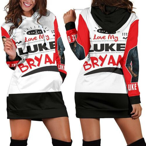 Luky Bryan Hoodie Dress Sweater Dress Sweatshirt Dress 3d All Over Print For Women Hoodie