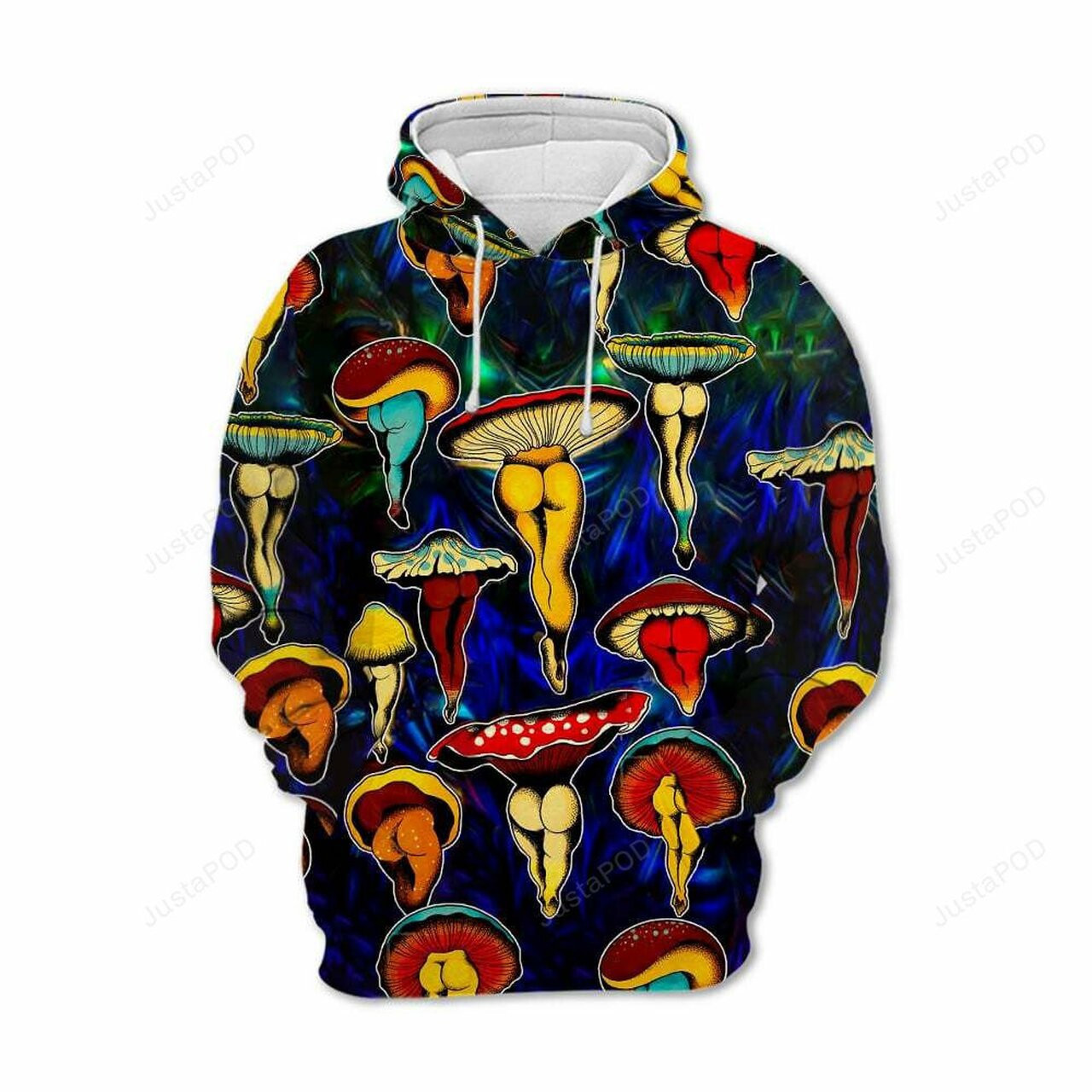 Magic Mushroom 3d All Over Printed Hoodie