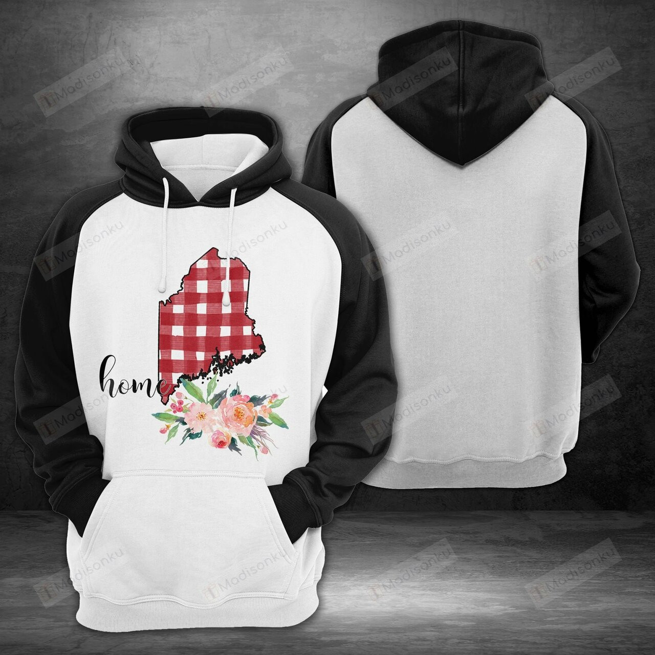 Maine Home 3d All Over Print Hoodie