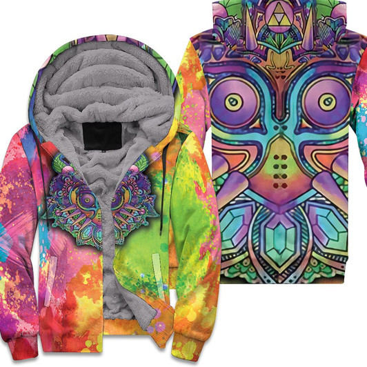 Majora Antagonist Legend Of Zelda Abstract 3D Fleece Hoodie