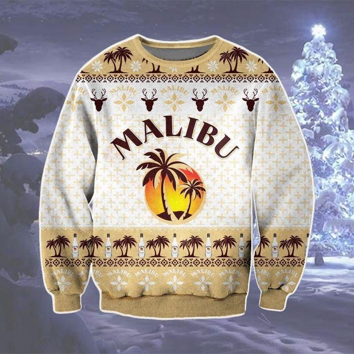 Malibu Ugly Christmas Sweater Ugly Sweater For Men Women