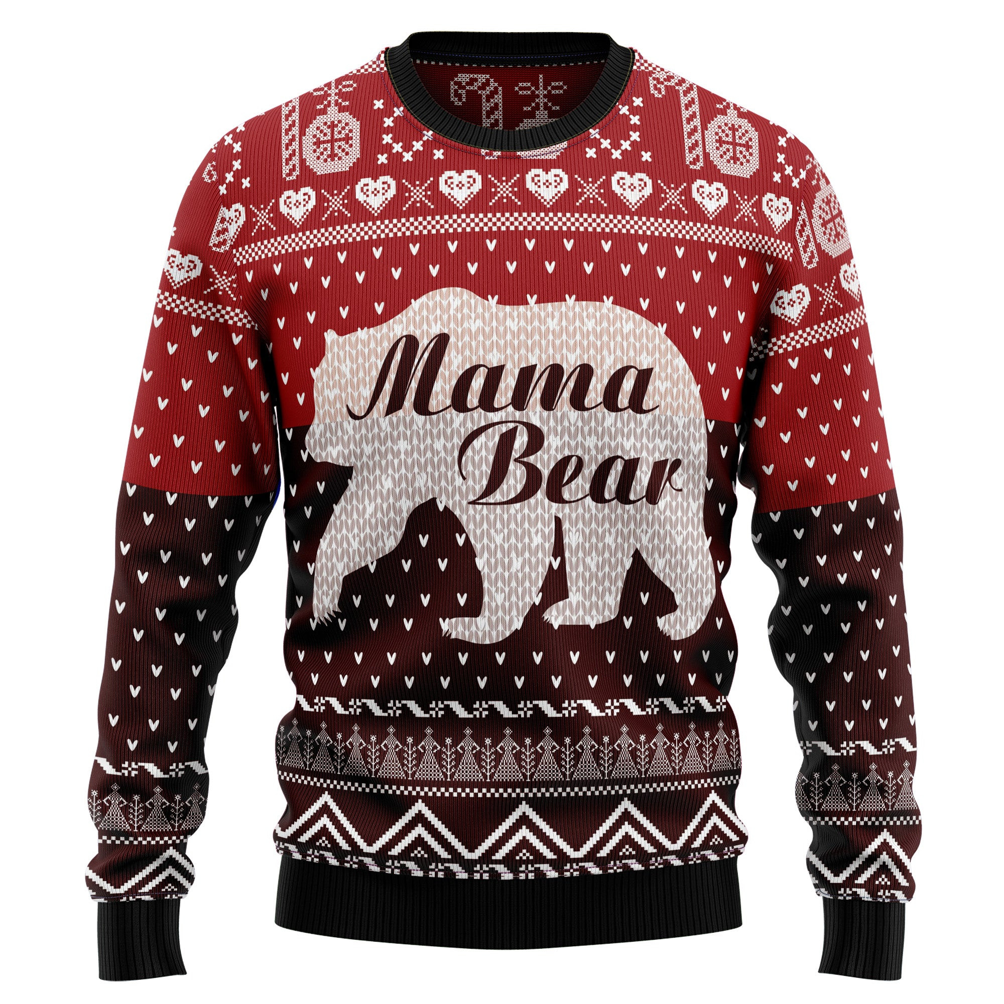 Mama Bear Ugly Christmas Sweater