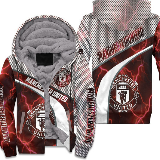 Manchester United Logo For Manucians 3D Fleece Hoodie