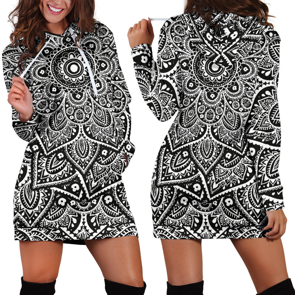 Mandala Hoodie Dress 3d All Over Print For Women Hoodie