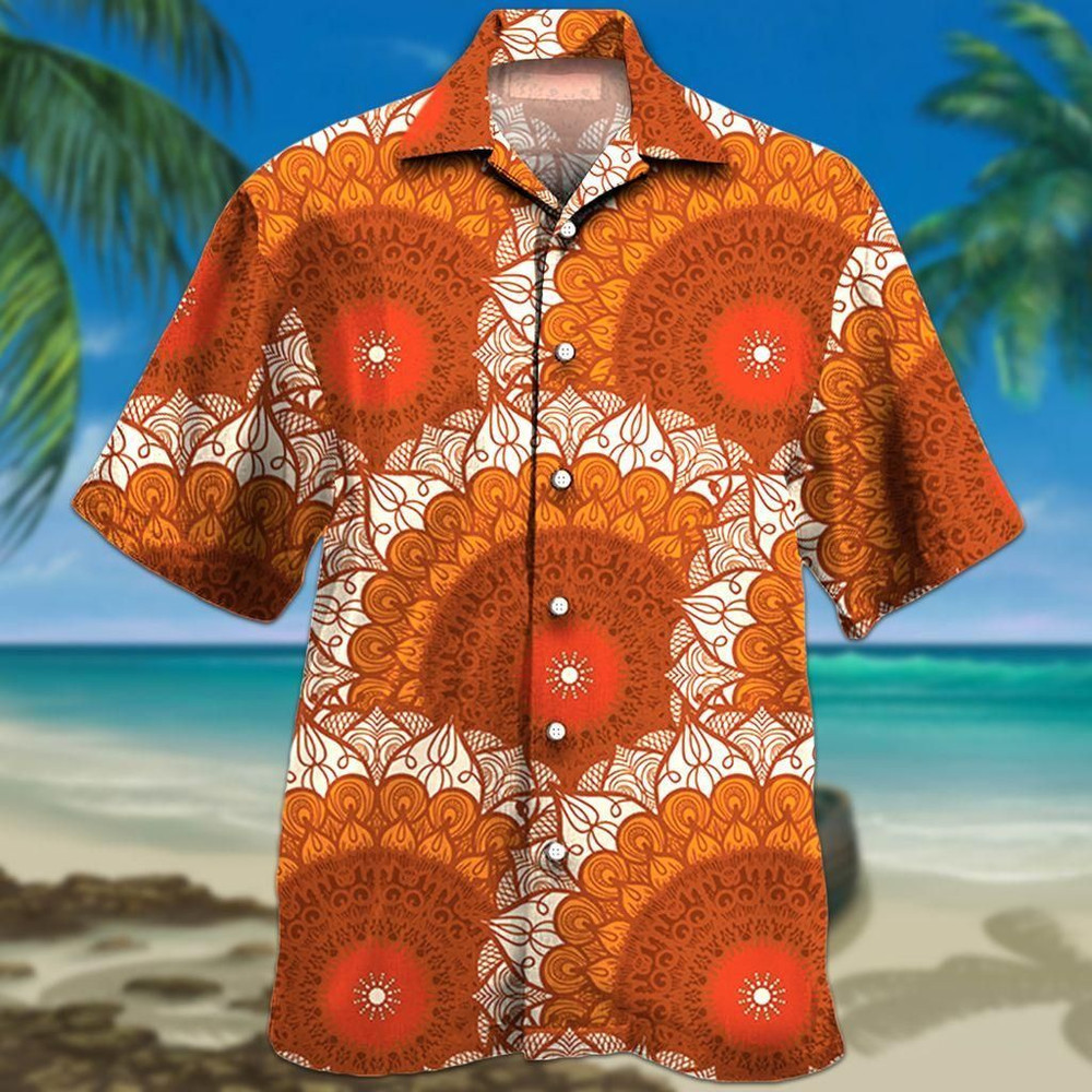 Mandala Pattern Energy Color 2 Aloha Hawaiian Shirt Colorful Short Sleeve Summer Beach Casual Shirt For Men And Women