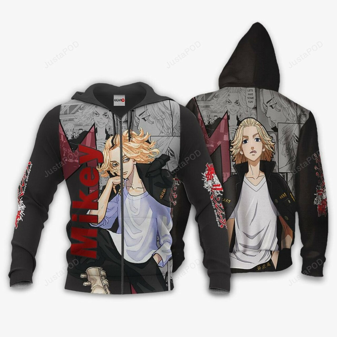 Manjirou Sano Mikey Anime Tokyo Revengers 3d All Over Print Hoodie