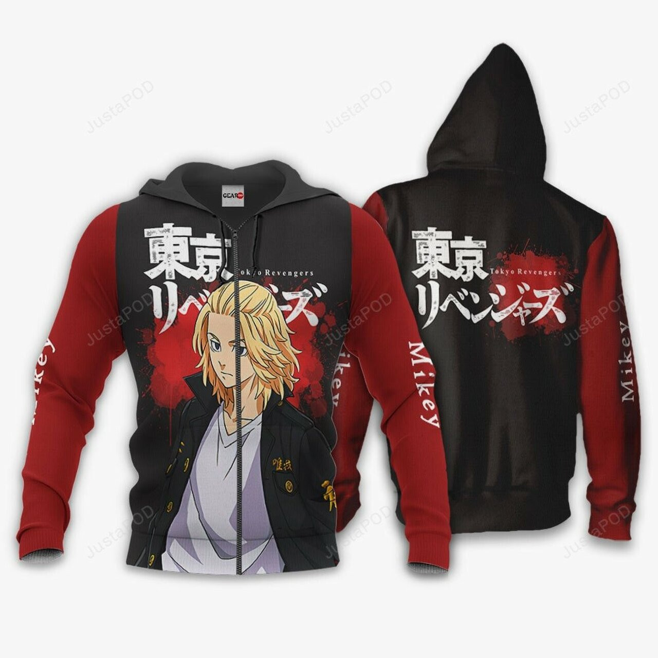 Manjirou Sano Mikey Anime Tokyo Revengers 3d All Over Print Hoodie